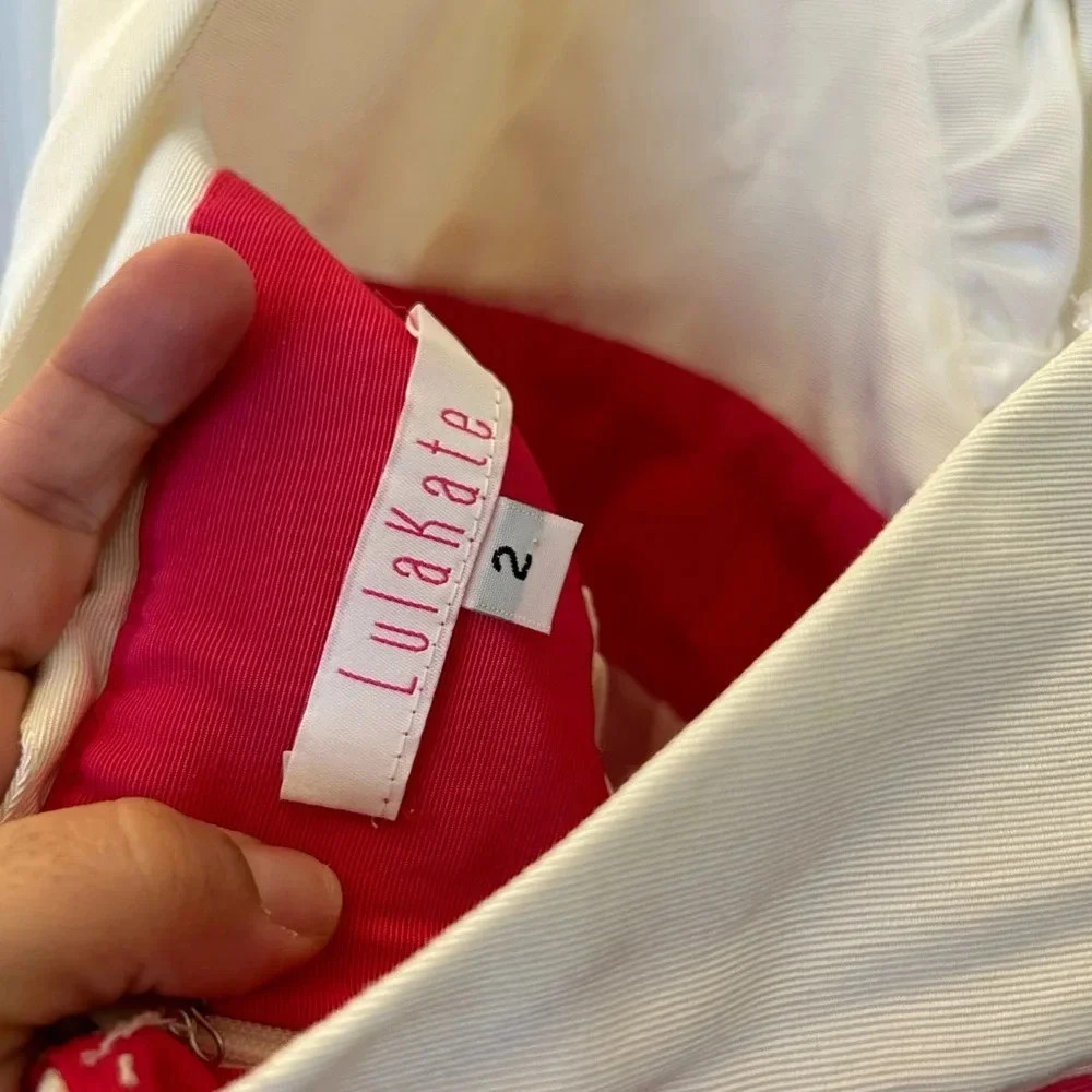 Lula Kate Pink And White Striped Dress — image 3 of 4